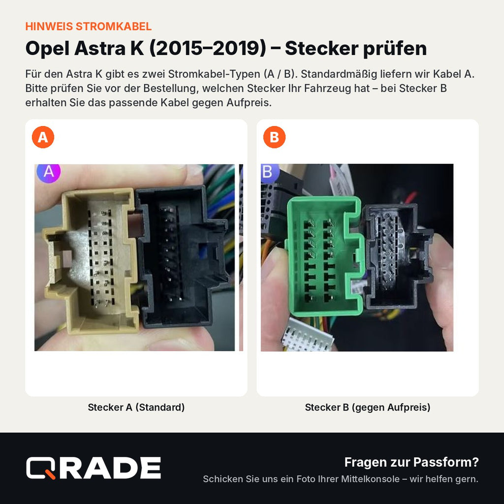 Opel Astra K 2015-2019 – Autoradio mit Wireless CarPlay & Android Auto