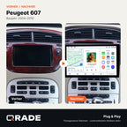 Peugeot 607 2004 - 2010 – Autoradio mit Wireless CarPlay & Android Auto