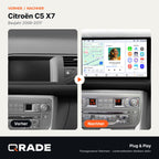 Citroen C5 2008-2017 – Autoradio mit Wireless CarPlay & Android Auto
