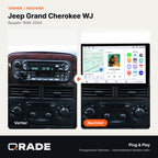 Jeep Grand Cherokee II WJ 1998 - 2004 – Autoradio mit Wireless CarPlay & Android Auto