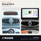 Renault Clio 3 2005-2014 – Autoradio mit Wireless CarPlay & Android Auto (Rahmen Clio514)