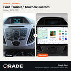 Transit Custom 2013-2018 – Autoradio mit Wireless CarPlay & Android Auto