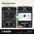 Volkswagen Golf 6 2008-2016 – Autoradio mit Wireless CarPlay & Android Auto