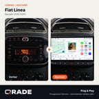 Fiat Linea 2012 - 2015 – Autoradio mit Wireless CarPlay & Android Auto