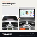 Renault Megane 2 2002-2009 – Autoradio mit Wireless CarPlay & Android Auto