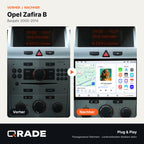 Opel Zafira B Astra H 2005-2014 – Autoradio mit Wireless CarPlay & Android Auto