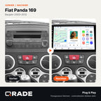 Fiat Panda 2003-2012 – Autoradio mit Wireless CarPlay & Android Auto