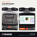 Jeep Renegade 2016-2020 – Autoradio mit Wireless CarPlay & Android Auto