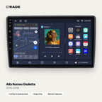 Qrade Autoradio für Alfa Romeo Giulietta (2015–2018) mit Wireless CarPlay & Android Auto