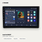 Qrade Autoradio für Audi A4 B6/B7 (2000–2009), Version A mit Wireless CarPlay & Android Auto
