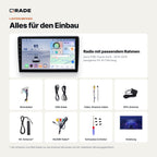 Auris E180 Toyota Auris 2014-2018 – Autoradio mit Wireless CarPlay & Android Auto