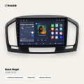 Qrade Autoradio für Buick Regal (2009–2013) mit Wireless CarPlay & Android Auto