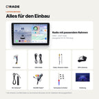 CEED 2007 -2009 – Autoradio mit Wireless CarPlay & Android Auto