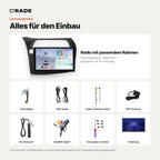 Civic Hatchback 2005-2011 – Autoradio mit Wireless CarPlay & Android Auto