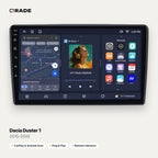 Qrade Autoradio für Dacia Duster 1 (2015–2020) mit Wireless CarPlay & Android Auto
