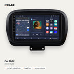 Qrade Autoradio für Fiat 500X (2014–2020) mit Wireless CarPlay & Android Auto