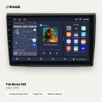 Qrade Autoradio für Fiat Bravo 198 (2007–2012) mit Wireless CarPlay & Android Auto