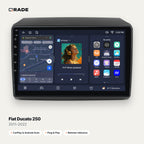 Qrade Autoradio für Fiat Ducato 250 (2011–2022) mit Wireless CarPlay & Android Auto