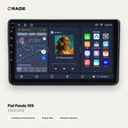 Qrade Autoradio für Fiat Panda 169 (2003–2012) mit Wireless CarPlay & Android Auto