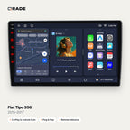Qrade Autoradio für Fiat Tipo 356 (2015–2017) mit Wireless CarPlay & Android Auto