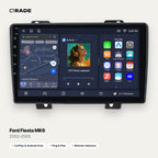 Qrade Autoradio für Ford Fiesta MK6 (2002–2005) mit Wireless CarPlay & Android Auto