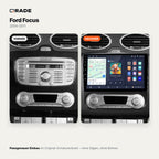 Ford Focus 2004-2011 – Autoradio mit Wireless CarPlay & Android Auto (Rahmen Focus-B2)