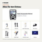 Ford Mondeo 3 2000-2007 – Autoradio mit Wireless CarPlay & Android Auto