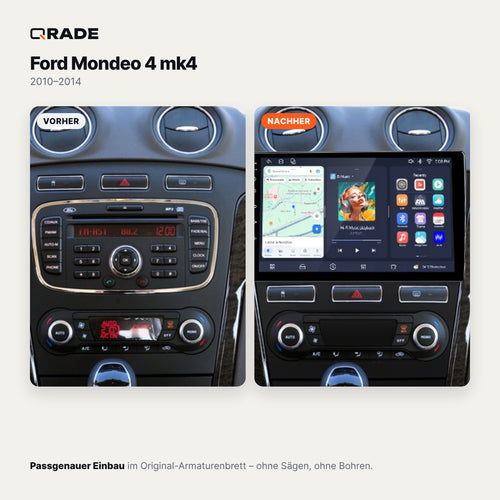 Ford Mondeo 4 (2010–2014) – Autoradio mit Wireless CarPlay & Android Auto
