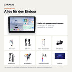 Ford Transit (2009–2019) – Autoradio mit Wireless CarPlay & Android Auto