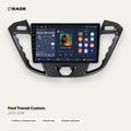 Qrade Autoradio für Ford Transit Custom (2013–2018) mit Wireless CarPlay & Android Auto