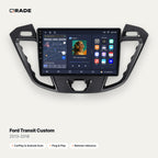 Qrade Autoradio für Ford Transit Custom (2013–2018) mit Wireless CarPlay & Android Auto