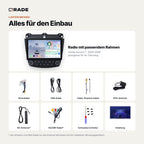 Honda Accord 7 2003-2008 – Autoradio mit Wireless CarPlay & Android Auto