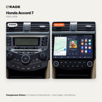 Honda Accord 7 2003-2008 – Autoradio mit Wireless CarPlay & Android Auto