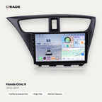 Honda Civic 9 2012–2017 – Autoradio mit Wireless CarPlay & Android Auto