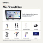 Honda CR-V 3 RE CRV 2007-2011 – Autoradio mit Wireless CarPlay & Android Auto
