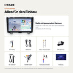 Honda CR-V 3 RE CRV 2007-2011 WITH OEM BACK CAM – Autoradio mit Wireless CarPlay & Android Auto