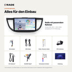 Honda CRV CR-V 2012-2016 – Autoradio mit Wireless CarPlay & Android Auto (Rahmen CRV126（A）)