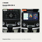 Honda CRV CR-V 2012-2016 – Autoradio mit Wireless CarPlay & Android Auto (Rahmen CRV126（A）)