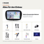 Honda Edix FRV 2004-2009 – Autoradio mit Wireless CarPlay & Android Auto
