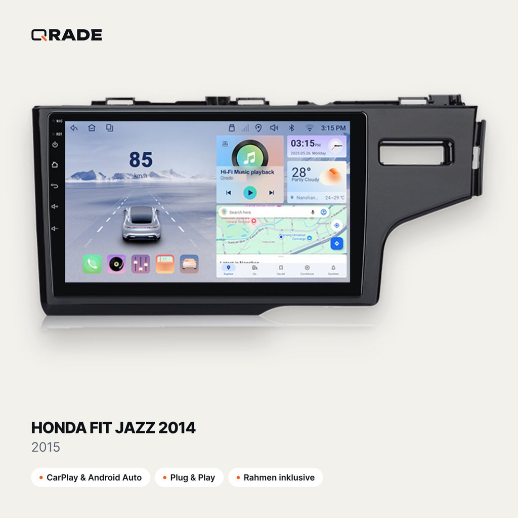 HONDA FIT JAZZ 2014 2015 – Autoradio mit Wireless CarPlay & Android Auto