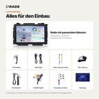 Honda Vezel 2015-2017 – Autoradio mit Wireless CarPlay & Android Auto