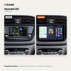 Hyundai i20 2015-2018 – Autoradio mit Wireless CarPlay & Android Auto