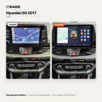 Hyundai i30 2017 2018 – Autoradio mit Wireless CarPlay & Android Auto