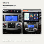 Hyundai Santa Fe 2006-2012 – Autoradio mit Wireless CarPlay & Android Auto