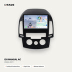 I30 MANUAL AC 2006–2011 – Autoradio mit Wireless CarPlay & Android Auto