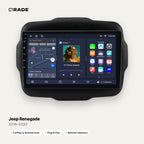 Qrade Autoradio für Jeep Renegade (2016–2020) mit Wireless CarPlay & Android Auto