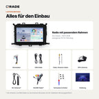 Kia Carens (2013–2018) – Autoradio mit Wireless CarPlay & Android Auto
