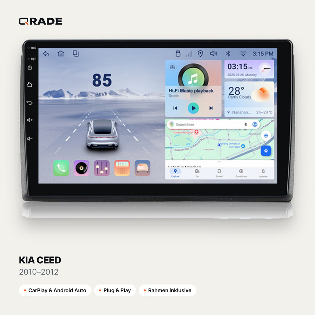 KIA CEED 2010–2012 CarPlay Radio