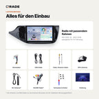 Kia Ceed JD (2012–2018) – Autoradio mit Wireless CarPlay & Android Auto (Rahmen KIACEED)