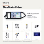 Kia Picanto (2011–2014) – Autoradio mit Wireless CarPlay & Android Auto